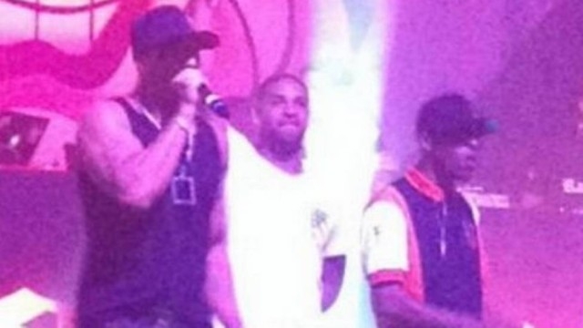 Adriano no palco