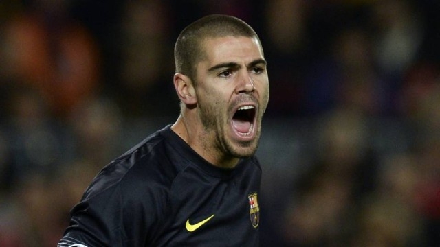 Valdés termina seu contrato com o Barcelona ao final desta temporada e deve ir jogar no Manchester City