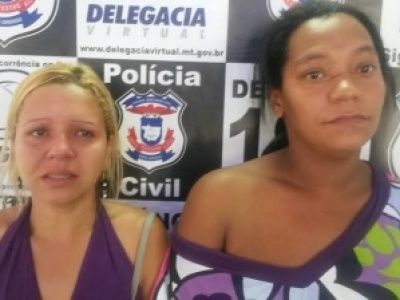 As acusadas choraram muito na delegacia quando foram descobertas pela polcia