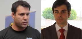 Delegado Daniel Rozo Vendramel e juiz Alexandre Pampado
