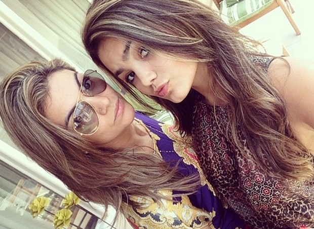 Kelly Key com a filha
