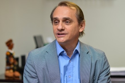 O deputado estadual Wilson Santos, que voltou a defender que PSDB lance candidatura prpria em Cuiab